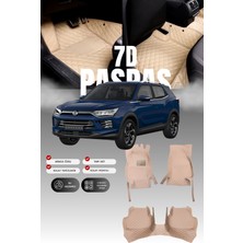Stiloto Ssangyong Korando (2019-2024) 7d Deri Havuzlu Oto Paspas | Tam Koruma,araca Özel & Hızlı Montaj