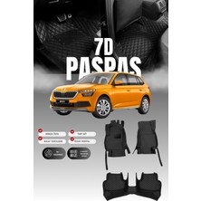 Stiloto Skoda Kamıq (2019 ve Sonrası) 7d Deri Havuzlu Oto Paspas | Tam Koruma,araca Özel & Hızlı Montaj