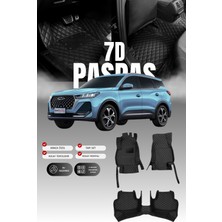 Stiloto Chery Tiggo 7 Pro Max (2020 ve Sonrası) 7d Deri Havuzlu Oto Paspas | Tam Koruma & Hızlı Montaj