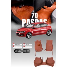Stiloto Volkswagen Polo (2010-2017) 7d Deri Havuzlu Oto Paspas | Tam Korum,araca Özel Kesim& Hızlı Montaj