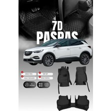Stiloto Opel Grandland x (2017-2021) 7d Deri Havuzlu Oto Paspas | Tam Koruma,araca Özel & Hızlı Montaj