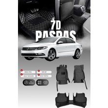 Stiloto Volkswagen cc (2012-2016) 7d Deri Havuzlu Oto Paspas | Tam Koruma,araca Özel & Hızlı Montaj