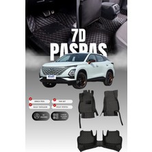 Stiloto Chery Omada 5 Benzinli (2022 ve Sonrası) 7d Deri Havuzlu Oto Paspas | Tam Koruma & Hızlı Montaj