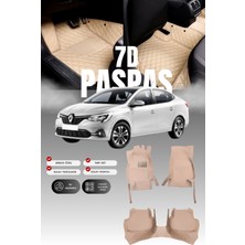 Stiloto Renault Tailant (2021 ve Sonrası) 7d Deri Havuzlu Oto Paspas | Tam Koruma,araca Özel & Hızlı Montaj