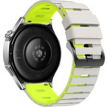 MobaxAksesuar Huawei Watch Gt 6/5/4/3/2 Pro 46MM Ultimate Se Elite Kordon Double Soft Yumuşak Silikon Band Str-27