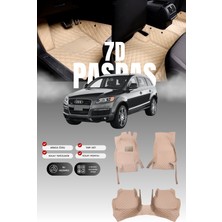 Stiloto Audi Q7 (2005-2015)  7d Deri Havuzlu Oto Paspas | Tam Koruma,araca Özel & Hızlı Montaj