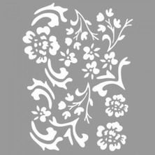 Artikel Ophelia Desen Stencil Tasarımı 30 x 30 cm