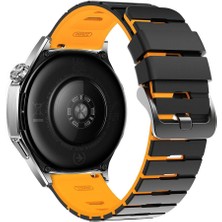 MobaxAksesuar Huawei Watch Gt 6/5/4/3/2 Pro 46MM Ultimate Se Elite Kordon Double Soft Yumuşak Silikon Band Str-27