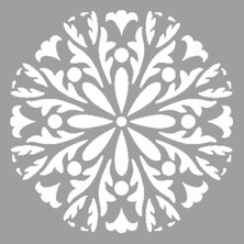 Artikel Mandala 19 Stencil Tasarımı 30 x 30 cm