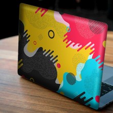 Artikel CMYK Memphis Desen Notebook Sticker