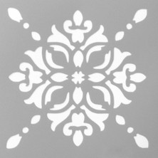 Artikel Karo 47 Stencil Tasarımı 30 x 30 cm