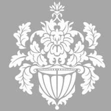 Artikel Damask 14 Stencil Tasarımı 30 x 30 cm