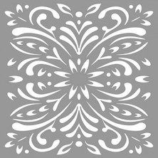 Artikel Artikel Karo Elizabeth Stencil Tasarımı 30 x 30 cm