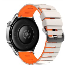 MobaxAksesuar Huawei Watch Gt 6/5/4/3/2 Pro 46MM Ultimate Se Elite Kordon Double Soft Yumuşak Silikon Band Str-27