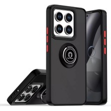 Eco Port Xiaomi Mi 14T Montreal Yüzüklü Silikon Kapak - Siyah