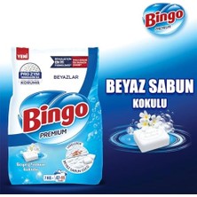Store Fullf Bingo Premium Beyaz Sabun Kokulu Toz Çamaşır Deterjanı 7 kg Özel Özellikler ile Güçlü Temizlik