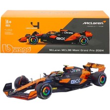 PopŞeker 1:24 Mclaren MCL38 Miami Gp 2024 Formula 1 Yarış Arabası – Koleksiyonluk F1 Model