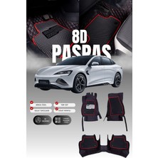 Stiloto Byd Seal Sedan (2022 ve Sonrası) 8d Deri Havuzlu Oto Paspas | Tam Koruma,araca Özel & Hızlı Montaj