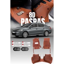 Stiloto Citroen C-Elysee (2012-2023) 8d Deri Havuzlu Oto Paspas | Tam Koruma,araca Özel & Hızlı Montaj