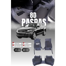 Stiloto Audi Q7 (2005-2015) 8d Deri Havuzlu Oto Paspas | Tam Koruma,araca Özel & Hızlı Montaj