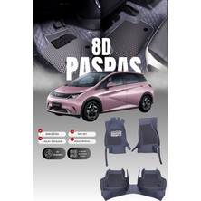 Stiloto Byd Dolphin (2021 ve Sonrası) 8d Deri Havuzlu Oto Paspas | Tam Koruma,araca Özel & Hızlı Montaj