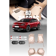 Stiloto Citroen C4X Benzinli (2022 ve Sonrası) 8d Deri Havuzlu Oto Paspas | Tam Koruma & Çift Katmanlı