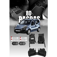 Stiloto Citroen Nemo (2007-2017) 8d Deri Havuzlu Oto Paspas | Tam Koruma,araca Özel & Hızlı Montaj