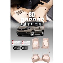 Stiloto Fiat Doblo (2009-2022) 8d Deri Havuzlu Oto Paspas | Tam Koruma,araca Özel & Hızlı Montaj