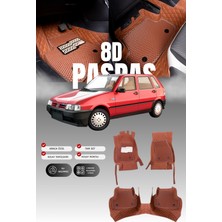 Stiloto Fiat Uno (1994-2001) 8d Deri Havuzlu Oto Paspas | Tam Koruma,araca Özel & Hızlı Montaj