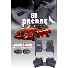 Stiloto Bmw 3 Serisi F30 (2011-2019) 8d Deri Havuzlu Oto Paspas | Tam Koruma,araca Özel & Hızlı Montaj