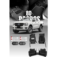 Stiloto Ford Ranger Wıldtrack (2019-2022) 8d Deri Havuzlu Oto Paspas | Tam Koruma,araca Özel & Hızlı Montaj