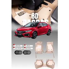 Stiloto Honda Civic Fc5  (2016-2021) 8d Deri Havuzlu Oto Paspas | Tam Koruma,araca Özel & Hızlı Montaj
