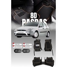 Stiloto Ford Focus  (1998-2004) 8d Deri Havuzlu Oto Paspas | Tam Koruma,araca Özel & Hızlı Montaj