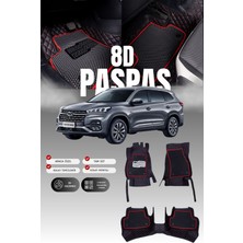 Stiloto Chery Tiggo 8 Pro (2020-2022) 8d Deri Havuzlu Oto Paspas | Tam Koruma,tam Koruma & Hızlı Montaj