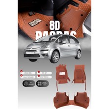 Stiloto Citroen C4 Picasso (2006-2013) 8d Deri Havuzlu Oto Paspas | Tam Koruma,araca Özel & Hızlı Montaj