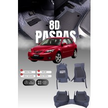 Stiloto Mazda 3 (2003-2009) 8d Deri Havuzlu Oto Paspas | Tam Koruma,araca Özel Kesim & Hızlı Montaj