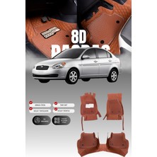 Stiloto Hyundai Accent Era (2006-2012) 8d Deri Havuzlu Oto Paspas | Tam Koruma & Hızlı Montaj