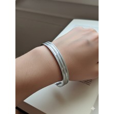 Duru Aksesuar Çelik Kelepçe Bileklik