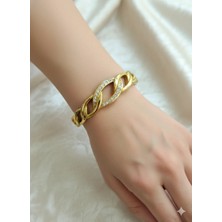 Duru Aksesuar Çelik Kelepçe Bileklik