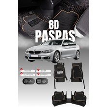 Stiloto Bmw 4 Serisi F36 (2014-2020) 8d Deri Havuzlu Oto Paspas | Tam Koruma,araca Özel & Hızlı Montaj