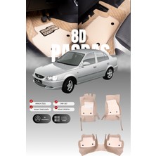 Stiloto Hyundai Accent Milenyum (2000-2003) 8d Deri Havuzlu Oto Paspas | Tam Koruma & Hızlı Montaj