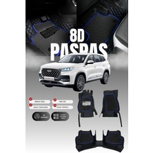 Stiloto Chery Tiggo 8 Pro Max (2022 ve Sonrası) 8d Deri Havuzlu Oto Paspas | Tam Koruma & Hızlı Montaj