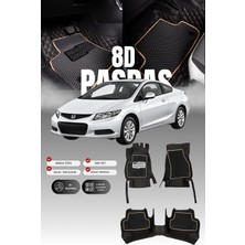 Stiloto Honda Accord (2002-2007) 8d Deri Havuzlu Oto Paspas | Tam Koruma,araca Özel & Hızlı Montaj