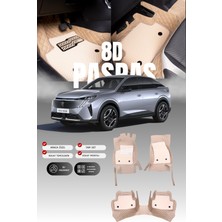 Stiloto Peugeot 3008 Mild-Hibrit (2024 ve Sonrası) 8d Deri Havuzlu Oto Paspas | Tam Koruma & Hızlı Montaj