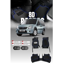 Stiloto Ford Tourneo Connect (2002-2013) 8d Deri Havuzlu Oto Paspas | Tam Koruma & Hızlı Montaj