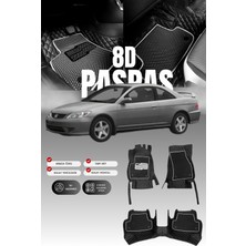 Stiloto Honda Civic Es (2001-2005) 8d Deri Havuzlu Oto Paspas | Tam Koruma,araca Özel & Hızlı Montaj