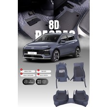Stiloto Hyundai Bayon (2021 ve Sonrası) 8d Deri Havuzlu Oto Paspas | Tam Koruma,araca Özel & Hızlı Montaj