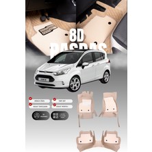 Stiloto Ford B-Max (2012-2017) 8d Deri Havuzlu Oto Paspas | Tam Koruma,araca Özel & Hızlı Montaj