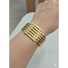 Duru Aksesuar Çelik Kelepçe Bileklik