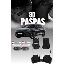 Stiloto Cupra Formentor Benzinli (2020 ve Sonrası) 8d Deri Havuzlu Oto Paspas | Tam Koruma & Hızlı Montaj